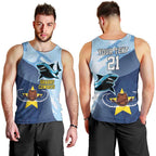 Sharks-Cowboys Rugby Custom Men Tank Top Half Dynamic Style