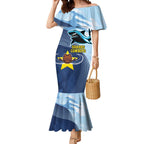 Sharks-Cowboys Rugby Custom Mermaid Dress Half Dynamic Style
