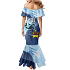 Sharks-Cowboys Rugby Custom Mermaid Dress Half Dynamic Style