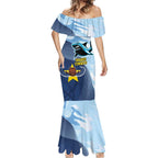 Sharks-Cowboys Rugby Custom Mermaid Dress Half Dynamic Style