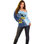 Sharks-Cowboys Rugby Custom Off Shoulder Sweater Half Dynamic Style