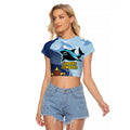 Sharks-Cowboys Rugby Custom Raglan Cropped T Shirt Half Dynamic Style