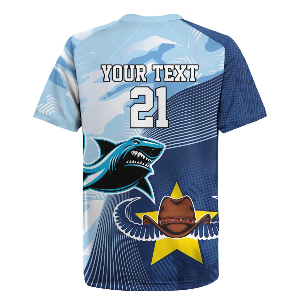 Sharks-Cowboys Rugby Custom Rugby Jersey Half Dynamic Style