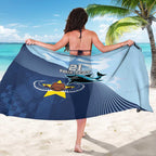Sharks-Cowboys Rugby Custom Sarong Half Dynamic Style