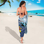 Sharks-Cowboys Rugby Custom Sarong Half Dynamic Style