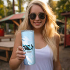 Sharks-Cowboys Rugby Custom Skinny Tumbler Half Dynamic Style