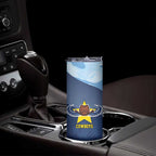 Sharks-Cowboys Rugby Custom Skinny Tumbler Half Dynamic Style