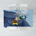 Sharks-Cowboys Rugby Custom Tablecloth Half Dynamic Style