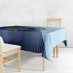 Sharks-Cowboys Rugby Custom Tablecloth Half Dynamic Style