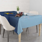 Sharks-Cowboys Rugby Custom Tablecloth Half Dynamic Style