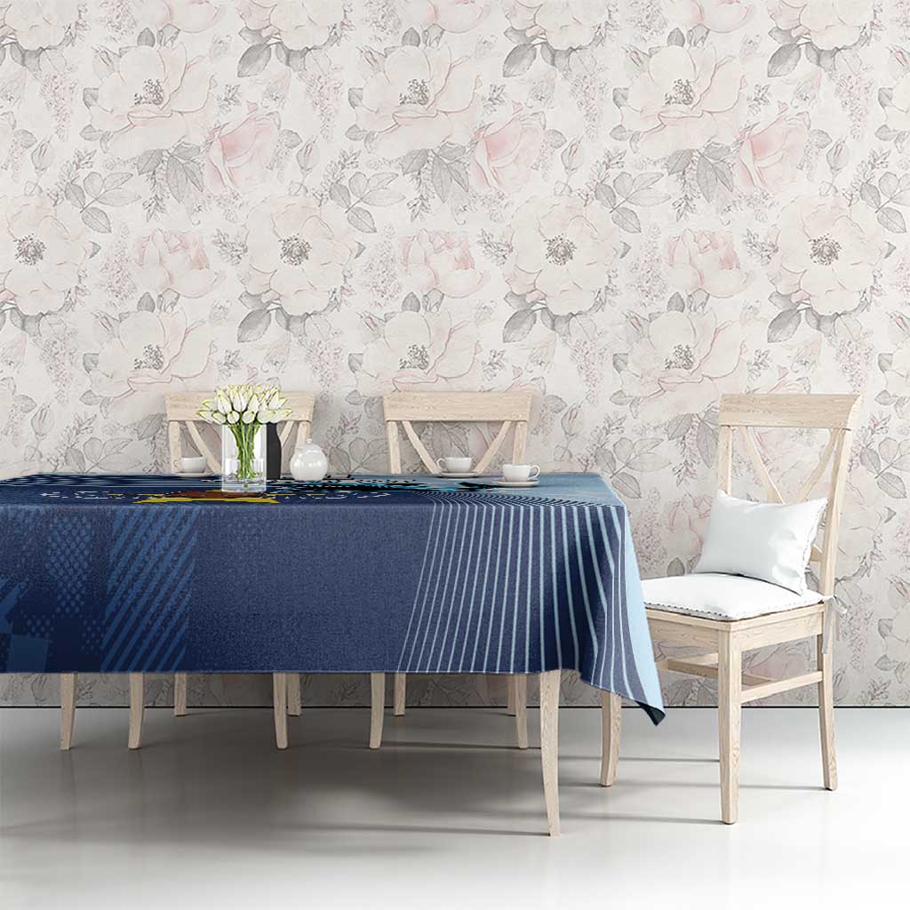 Sharks-Cowboys Rugby Custom Tablecloth Half Dynamic Style