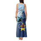 Sharks-Cowboys Rugby Custom Tank Maxi Dress Half Dynamic Style