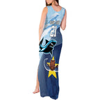 Sharks-Cowboys Rugby Custom Tank Maxi Dress Half Dynamic Style