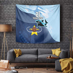 Sharks-Cowboys Rugby Custom Tapestry Half Dynamic Style