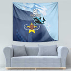 Sharks-Cowboys Rugby Custom Tapestry Half Dynamic Style