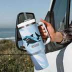 Sharks-Cowboys Rugby Custom Tumbler With Handle Half Dynamic Style