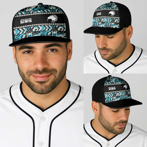 Aotearoa New Zealand Kiwis Tīma Riki Motu Baseball Net Cap