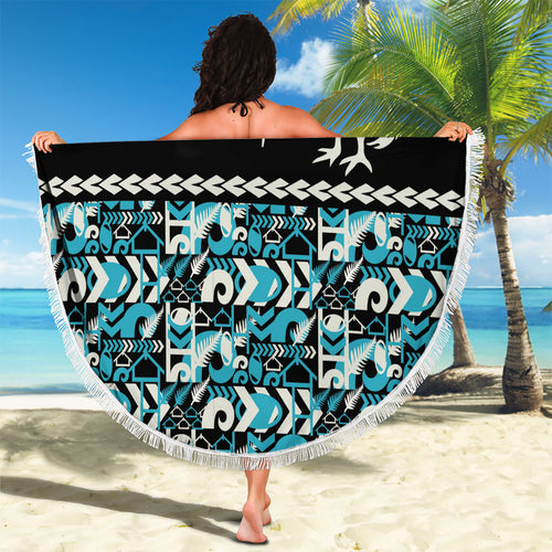 Aotearoa New Zealand Kiwis Tima Riki Motu Beach Blanket