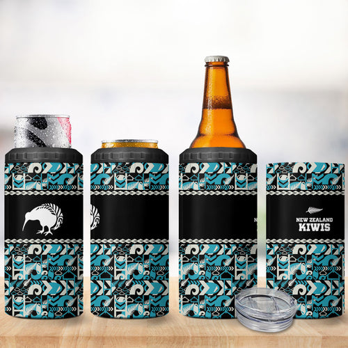 Aotearoa New Zealand Kiwis Tima Riki Motu 4 in 1 Can Cooler Tumbler