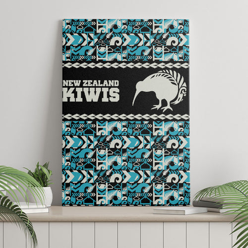 Aotearoa New Zealand Kiwis Tima Riki Motu Canvas Wall Art