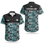 Aotearoa New Zealand Kiwis Tima Riki Motu Couples Matching Off Shoulder Maxi Dress and Hawaiian Shirt