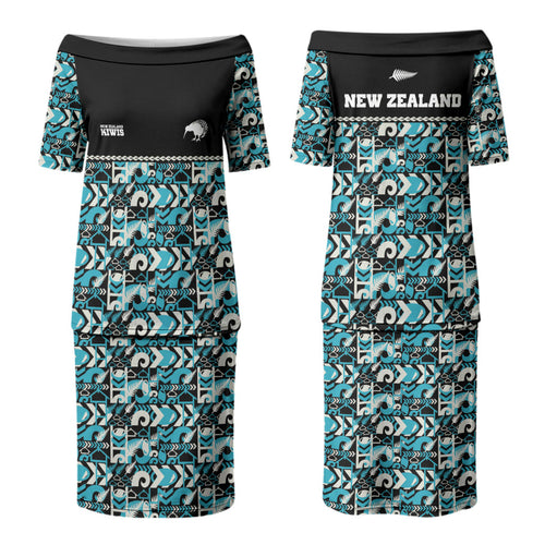 Aotearoa New Zealand Kiwis Tima Riki Motu Couples Matching Puletasi and Hawaiian Shirt