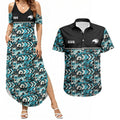 Aotearoa New Zealand Kiwis Tima Riki Motu Couples Matching Summer Maxi Dress and Hawaiian Shirt