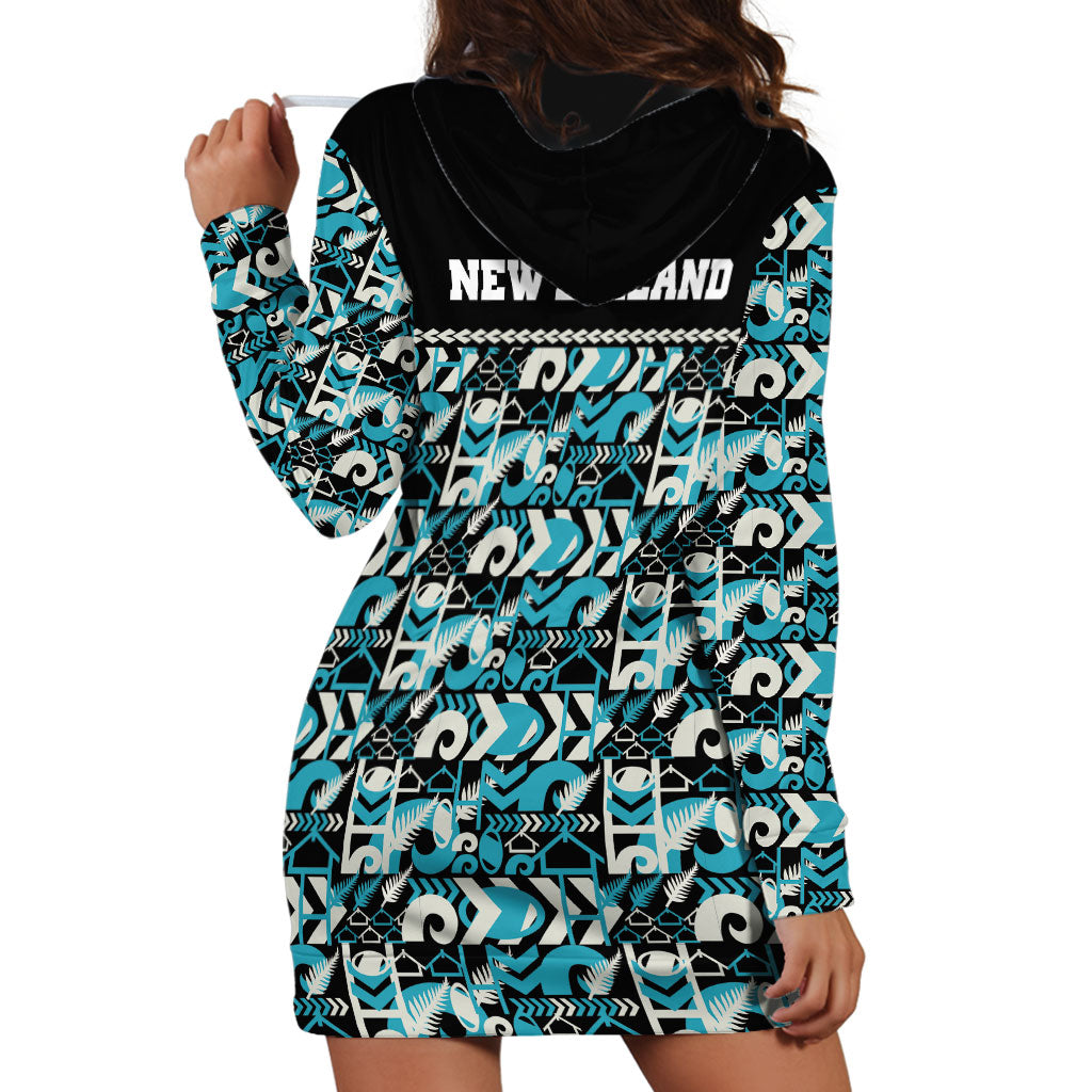 Aotearoa New Zealand Kiwis Tima Riki Motu Hoodie Dress