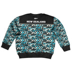 Aotearoa New Zealand Kiwis Tima Riki Motu Kid Ugly Christmas Sweater