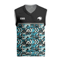 Aotearoa New Zealand Kiwis Tima Riki Motu Christmas Knitted V-Neck Vest