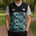 Aotearoa New Zealand Kiwis Tima Riki Motu Christmas Knitted V-Neck Vest
