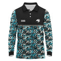 Aotearoa New Zealand Kiwis Tima Riki Motu Long Sleeve Polo Shirt