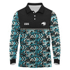 Aotearoa New Zealand Kiwis Tima Riki Motu Long Sleeve Polo Shirt