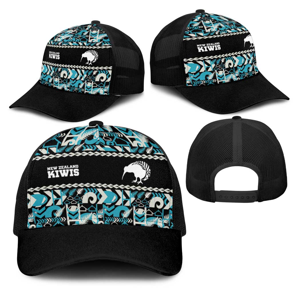 Aotearoa New Zealand Kiwis Tīma Riki Motu Mesh Trucker Cap