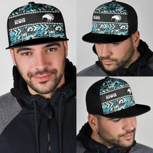 Aotearoa New Zealand Kiwis Tīma Riki Motu Mesh Trucker Cap