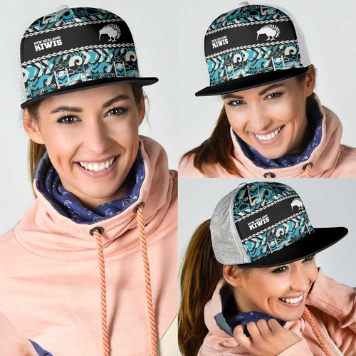 Aotearoa New Zealand Kiwis Tīma Riki Motu Mesh Trucker Cap