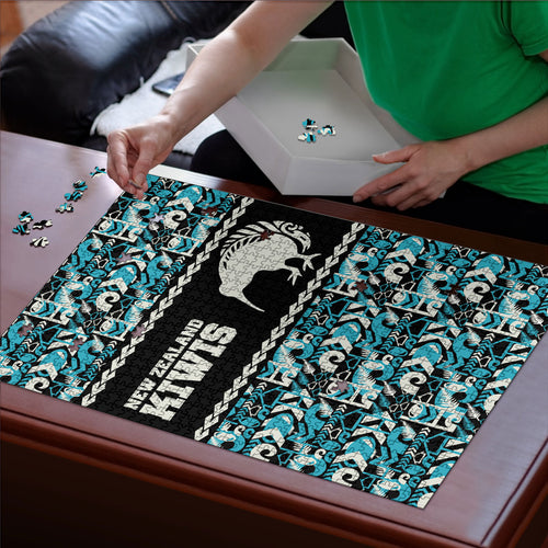 Aotearoa New Zealand Kiwis Tima Riki Motu Puzzle
