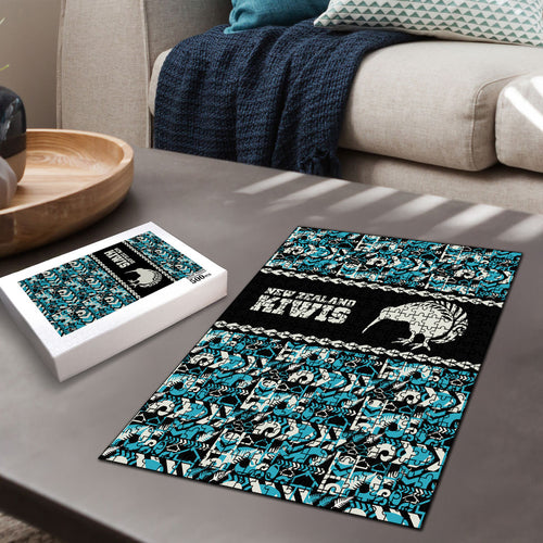 Aotearoa New Zealand Kiwis Tima Riki Motu Puzzle