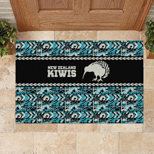 Aotearoa New Zealand Kiwis Tima Riki Motu Rubber Doormat