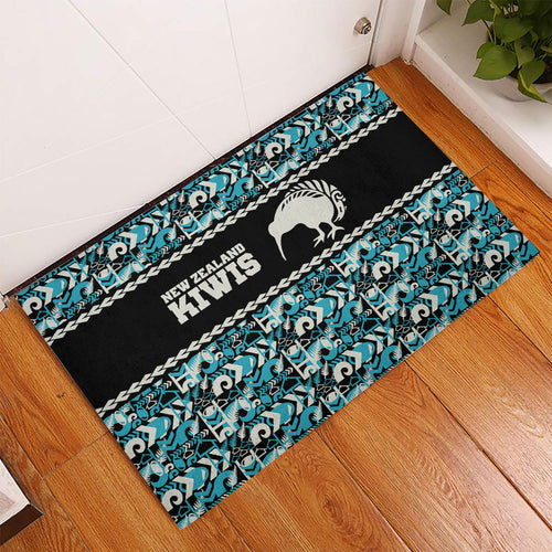 Aotearoa New Zealand Kiwis Tima Riki Motu Rubber Doormat