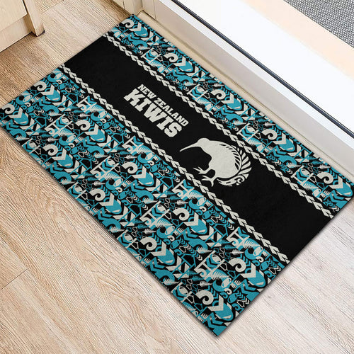 Aotearoa New Zealand Kiwis Tima Riki Motu Rubber Doormat