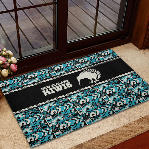 Aotearoa New Zealand Kiwis Tima Riki Motu Rubber Doormat