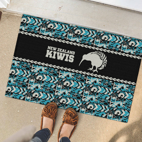 Aotearoa New Zealand Kiwis Tima Riki Motu Rubber Doormat