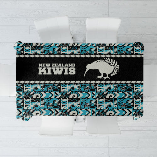 Aotearoa New Zealand Kiwis Tima Riki Motu Tablecloth