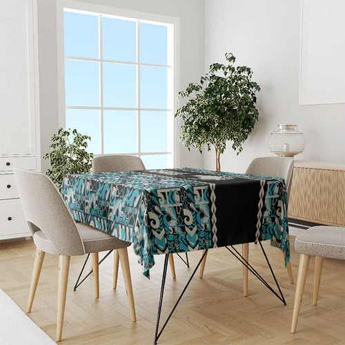 Aotearoa New Zealand Kiwis Tima Riki Motu Tablecloth