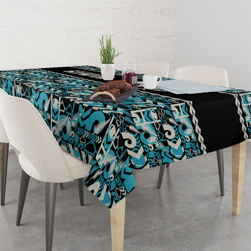 Aotearoa New Zealand Kiwis Tima Riki Motu Tablecloth