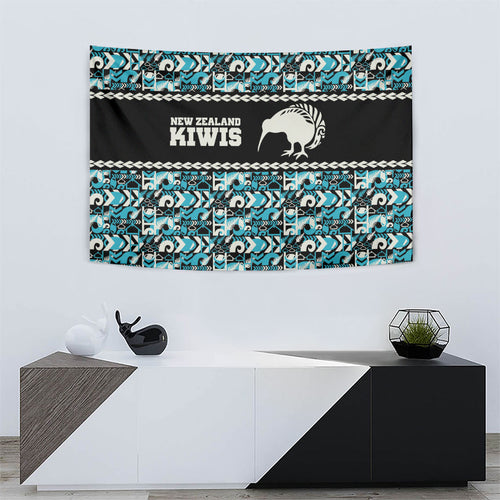 Aotearoa New Zealand Kiwis Tima Riki Motu Tapestry