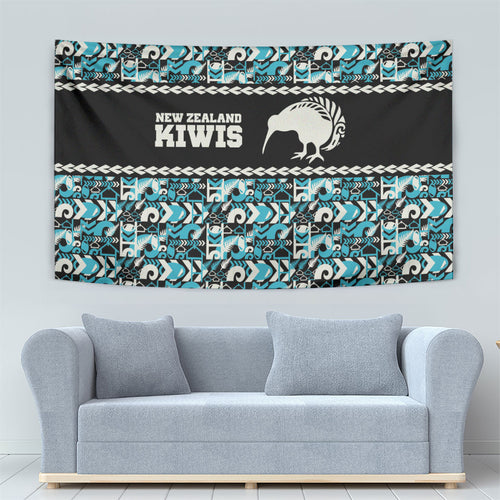 Aotearoa New Zealand Kiwis Tima Riki Motu Tapestry