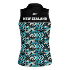 Aotearoa New Zealand Kiwis Tima Riki Motu Women Sleeveless Polo Shirt