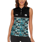 Aotearoa New Zealand Kiwis Tima Riki Motu Women Sleeveless Polo Shirt